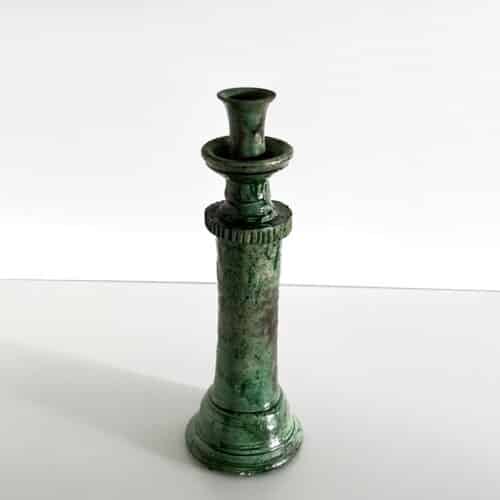 Lysestage Le Village Tower - Grøn H40 cm