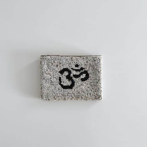 Bali perlepung med lynlås - AUM symbol