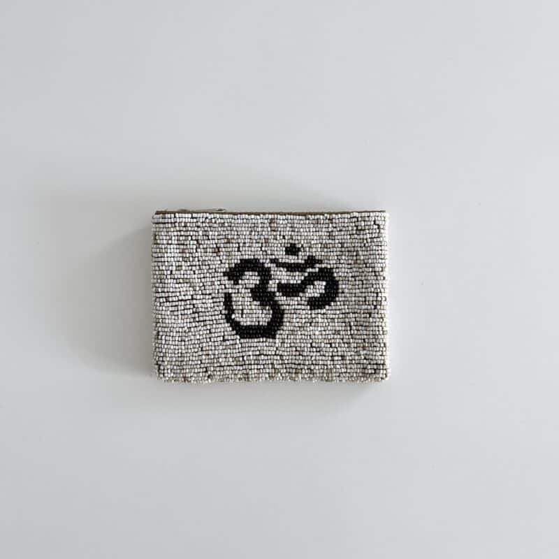 Bali perlepung med lynlås - AUM symbol