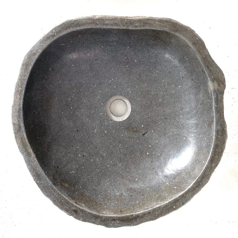Riverstone vask fra Bali 49 x 48 cm - stor - Billede 2