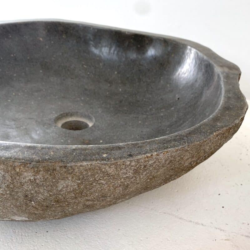 Riverstone vask fra Bali 49 x 48 cm - stor - Billede 3