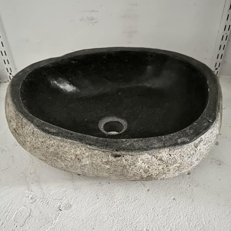 Riverstone vask - Bali 44 x 35 cm - mellem