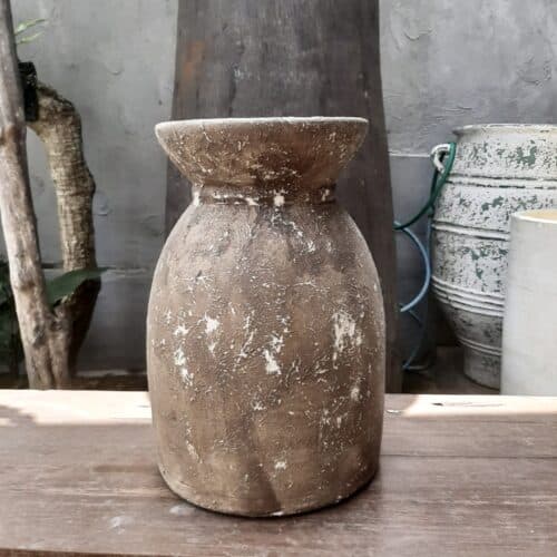 Terracotta krukke H35 cm - Classic brown nuancer