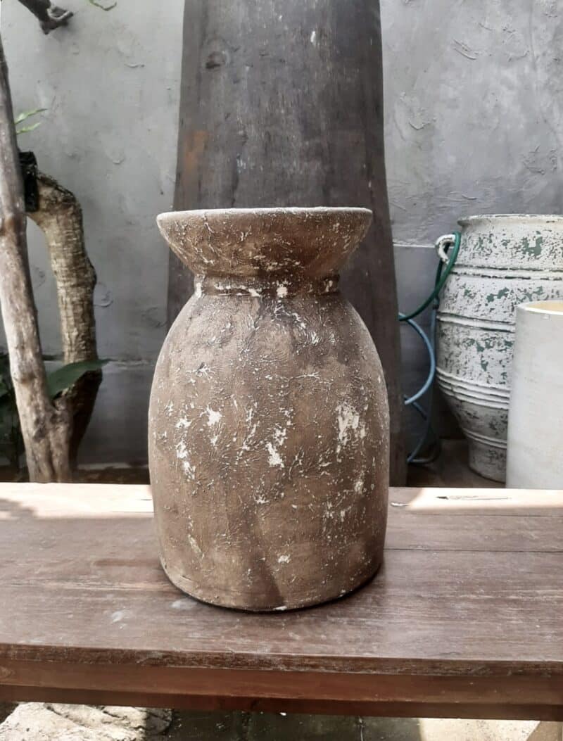 Terracotta krukke H35 cm - Classic brown nuancer