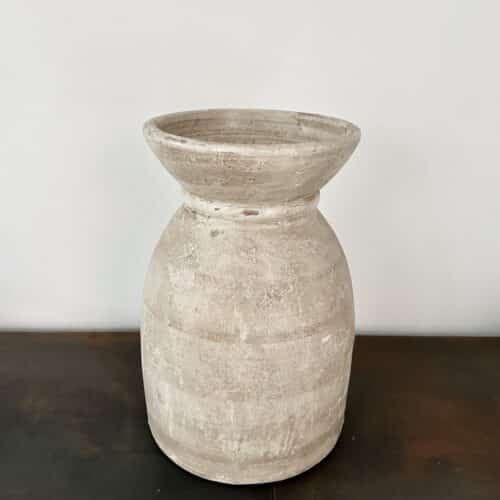 Terracotta krukke H40 cm - Classic cream