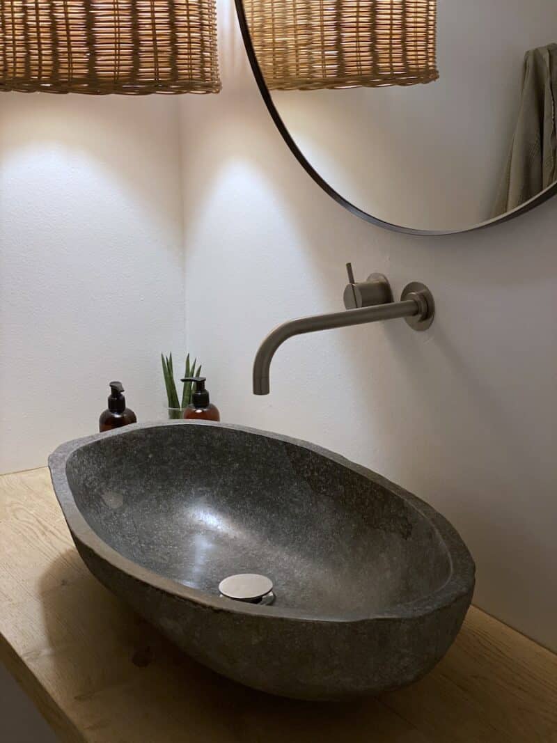 Riverstone vask - Bali 45 x 30 cm - mellem - Billede 8