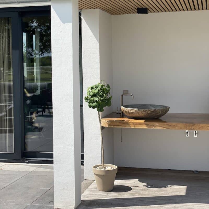 Riverstone vask - Bali 45 x 30 cm - mellem - Billede 5