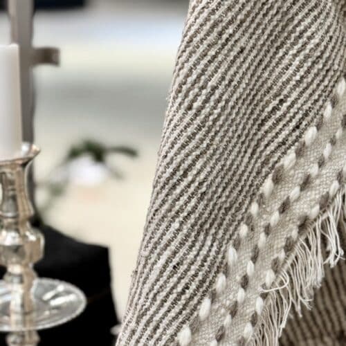 Zanafi Kilim gulvtæppe 150 x 100 cm creme / brun - assorterede detaljer