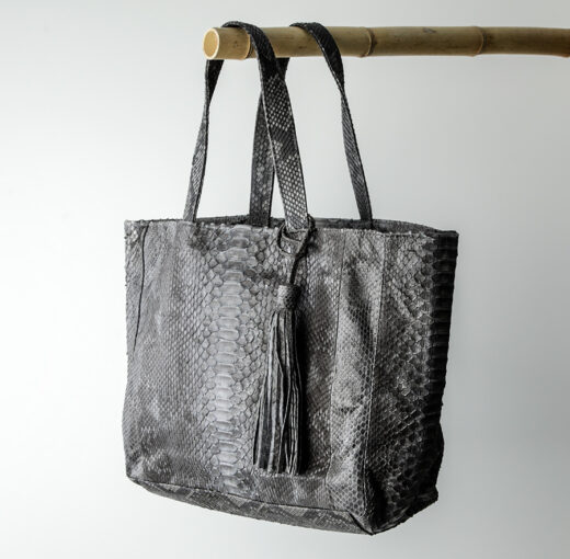 kundalini big shopper bag python skin - grå