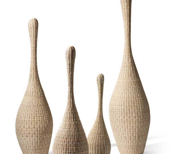 Gervasoni gulv lamper rattan flet