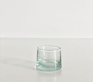 le verre snaps og vandglas fyrfadssstage