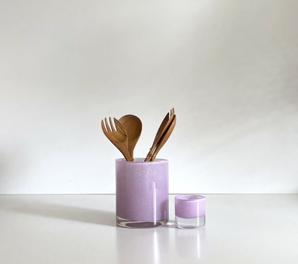 unika glas lysestage