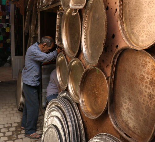 Manipura Living hos Aladdins hule i Medinaen Marrakesh