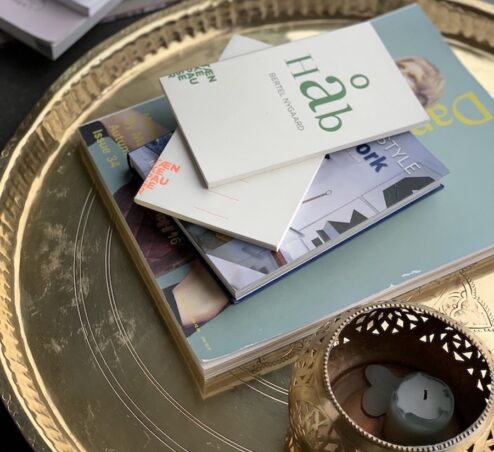 blade og magasiner og coffee table books