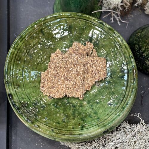 Le Village keramik fad - grønt Ø20 cm